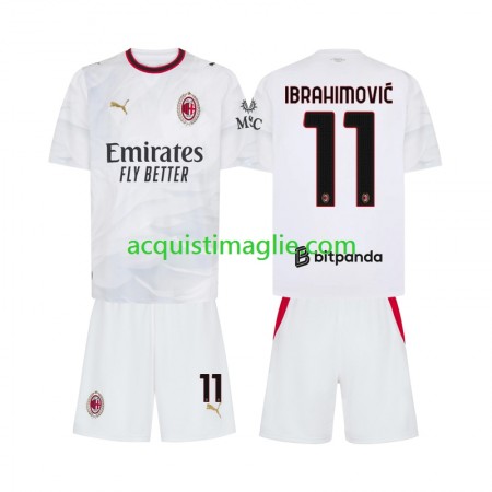 Divisa di Calcio AC Milan Ibrahimovic 11 Bambino Trasferta 2026/2027